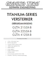 Предварительный просмотр 66 страницы Ground Zero GZTA 2155X-B Owner'S Manual