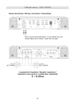 Предварительный просмотр 89 страницы Ground Zero GZTA 2155X-B Owner'S Manual