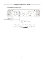 Предварительный просмотр 92 страницы Ground Zero GZTA 2155X-B Owner'S Manual