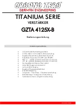 Preview for 7 page of Ground Zero GZTA 4125X-B Owner'S Manual