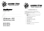 Preview for 11 page of Ground Zero GZUA 2125SQ Owner'S Manual