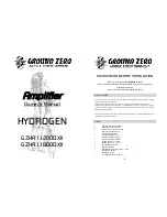 Ground Zero HYDROGEN GZHA 1.1200DXII Owner'S Manual preview