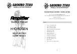 Preview for 9 page of Ground Zero Hydrogen GZHA 2250XII Owner'S Manual