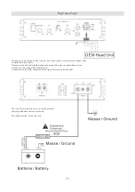 Preview for 5 page of Ground Zero Iridium GZIA 1.1000DX-II Owner'S Manual