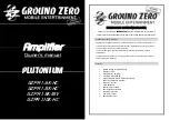 Предварительный просмотр 7 страницы Ground Zero PLUTONIUM GZPA 1.10K-HC Owner'S Manual