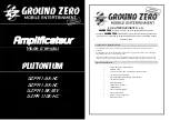 Предварительный просмотр 13 страницы Ground Zero PLUTONIUM GZPA 1.10K-HC Owner'S Manual