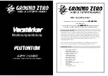 Preview for 1 page of Ground Zero PLUTONIUM GZPA 1.4000D Owner'S Manual