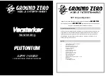 Preview for 19 page of Ground Zero PLUTONIUM GZPA 1.4000D Owner'S Manual