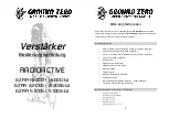 Preview for 1 page of Ground Zero RADIOACTIVE GZRA 1.600D Owner'S Manual