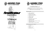 Preview for 17 page of Ground Zero TITANIUM GZTA 5120X Owner'S Manual