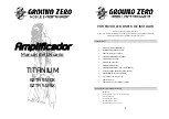 Preview for 33 page of Ground Zero TITANIUM GZTA 5120X Owner'S Manual