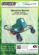 Preview for 1 page of Groundsman TC4GCO Operator'S Manual