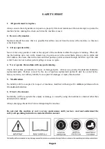 Preview for 4 page of Groundsman TC4GCO Operator'S Manual