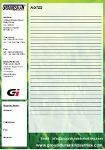 Preview for 12 page of Groundsman TC4GCO Operator'S Manual