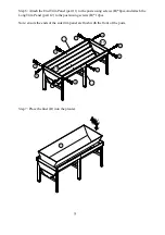 Preview for 8 page of GroundWork 71x 31 Wooden Planter with Liner 1212784 Assembly Instruction Manual