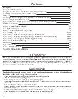 Предварительный просмотр 2 страницы Grouser AG PRO PLUS HD Owner'S Manual & Parts Book