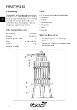 Предварительный просмотр 8 страницы Grouw! 70232 Instruction Manual