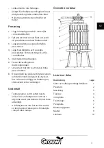 Предварительный просмотр 9 страницы Grouw! 70232 Instruction Manual