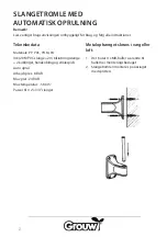 Предварительный просмотр 2 страницы Grouw! 97298 Instruction Manual