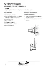 Предварительный просмотр 8 страницы Grouw! 97298 Instruction Manual