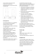 Предварительный просмотр 12 страницы Grouw! 97560 Instruction Manual