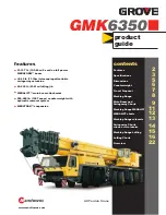 Preview for 1 page of Grove Crane GMK6350 Product Manual