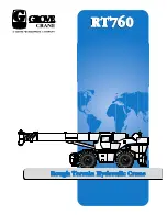 Grove Crane RT760 Manual preview