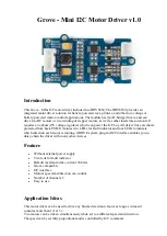 Grove Mini I2C Manual предпросмотр