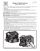 Preview for 1 page of grow 'n up Wriggle N Slide Playhouse Assembly Instructions Manual