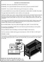 Preview for 4 page of Grow Jubilee Bunk Bed JUB109 Series Assembly Instructions Manual