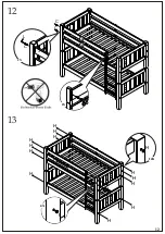 Preview for 12 page of Grow Jubilee Bunk Bed JUB109 Series Assembly Instructions Manual