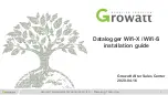 Growatt ShineWiFi-S Installation Manual preview