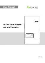 Preview for 1 page of Growatt SPF 3000T HVM-G2 User Manual