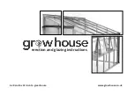 Growhouse Lean To 6 x 10 Erection And Glazing Instructions preview