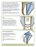 Preview for 10 page of Growing Spaces 42' GROWING DOME SNOWSHED DOORWAY Installation Manual