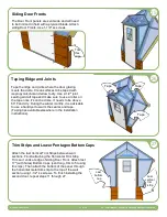 Preview for 11 page of Growing Spaces 42' GROWING DOME SNOWSHED DOORWAY Installation Manual