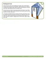 Preview for 12 page of Growing Spaces 42' GROWING DOME SNOWSHED DOORWAY Installation Manual