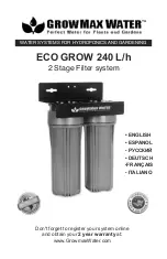 Предварительный просмотр 1 страницы GrowMax Water ECO GROW 240 L/h Manual