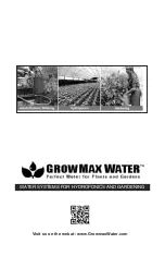 Предварительный просмотр 26 страницы GrowMax Water ECO GROW 240 L/h Manual