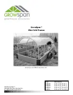 GrowSpan 105148 Manual preview