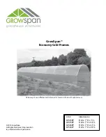 GrowSpan 105158F Instruction Manual preview