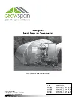 Предварительный просмотр 1 страницы GrowSpan 106201 Instructions Manual