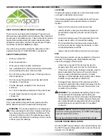 Preview for 2 page of GrowSpan Gothic Pro Series Manual