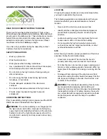 Preview for 2 page of GrowSpan PB01670R4 Manual