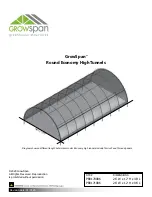 GrowSpan PB01700R6 Assembly Instructions Manual preview