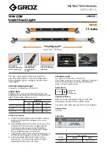 Groz 15W COB Instruction Manual предпросмотр