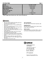 Preview for 16 page of Groz OP-11 Instruction Manual