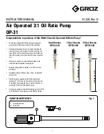 Groz OP-31 Series Instruction Manual предпросмотр