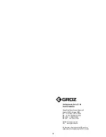 Preview for 16 page of Groz OP-31 Series Instruction Manual