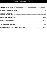 Preview for 2 page of Grozone Control CO2D User Manual